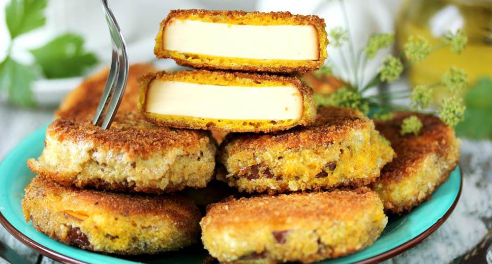 Колбасный сыр после жарки