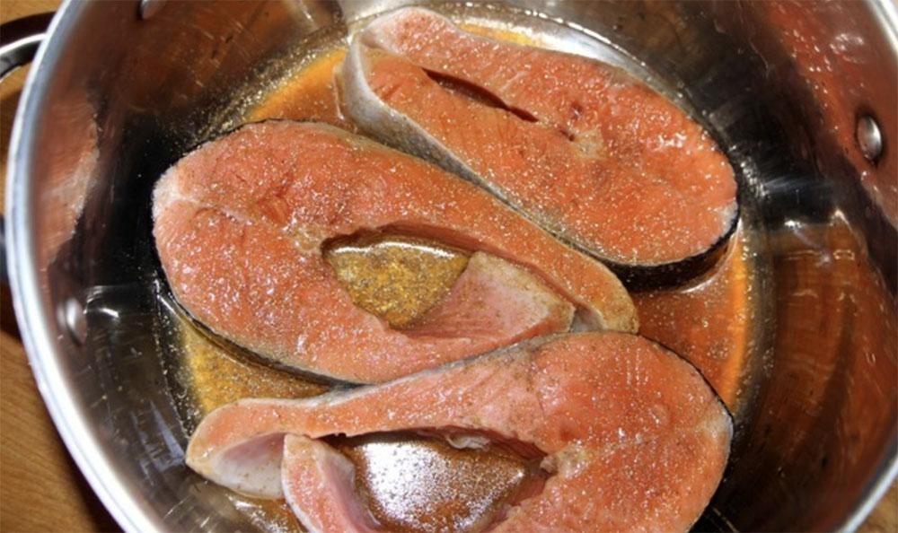 Форель и апельсиновый сок