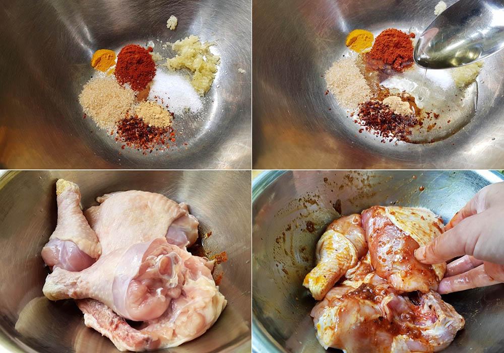 Ножки в масле