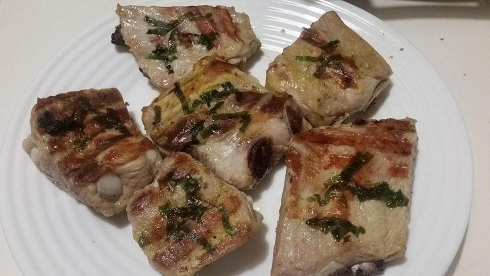 Рёбра с электрогриля