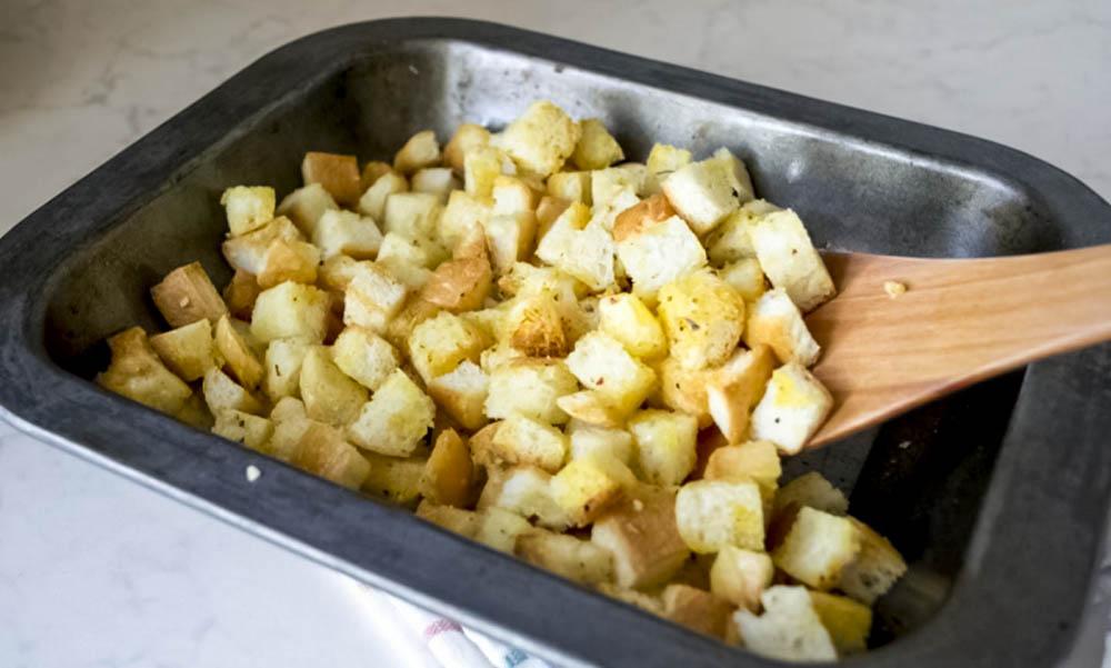 Гренки с чесноком