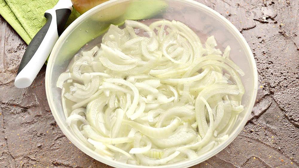 Лук и уксус