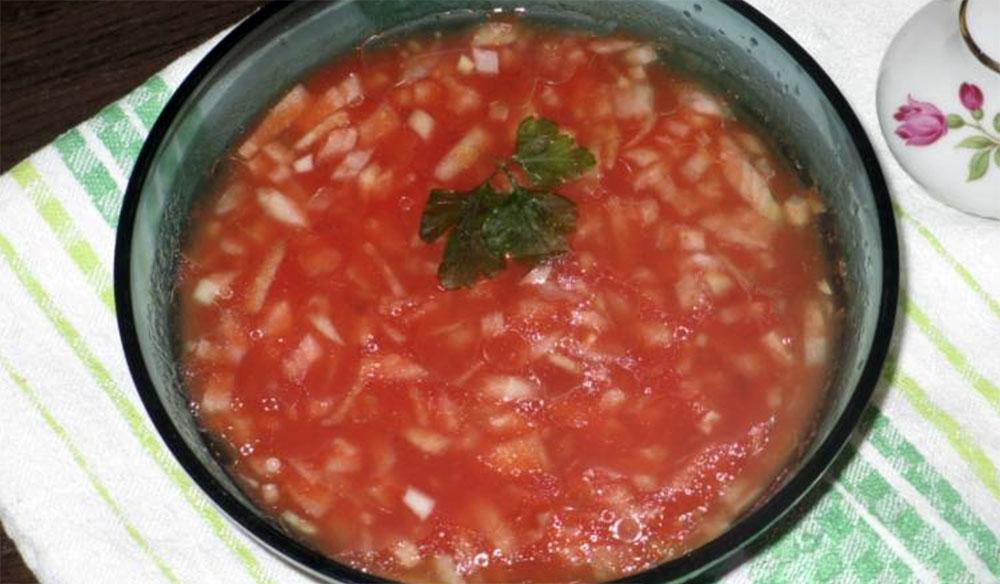 Томатный сок и лук