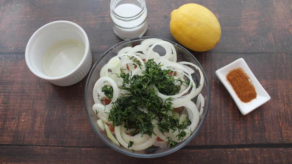 Лук и кета
