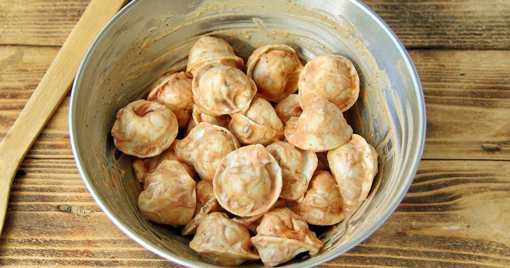 Маринование пельменей в кетчупе, горчице и майонезе Пельмени в кетчупе и горчице